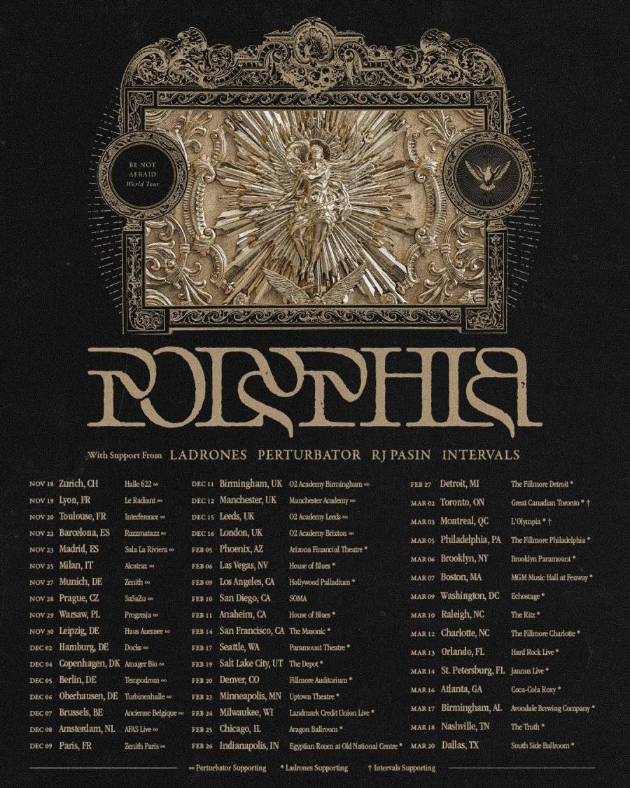 Polyphia 2026–2027 concert poster